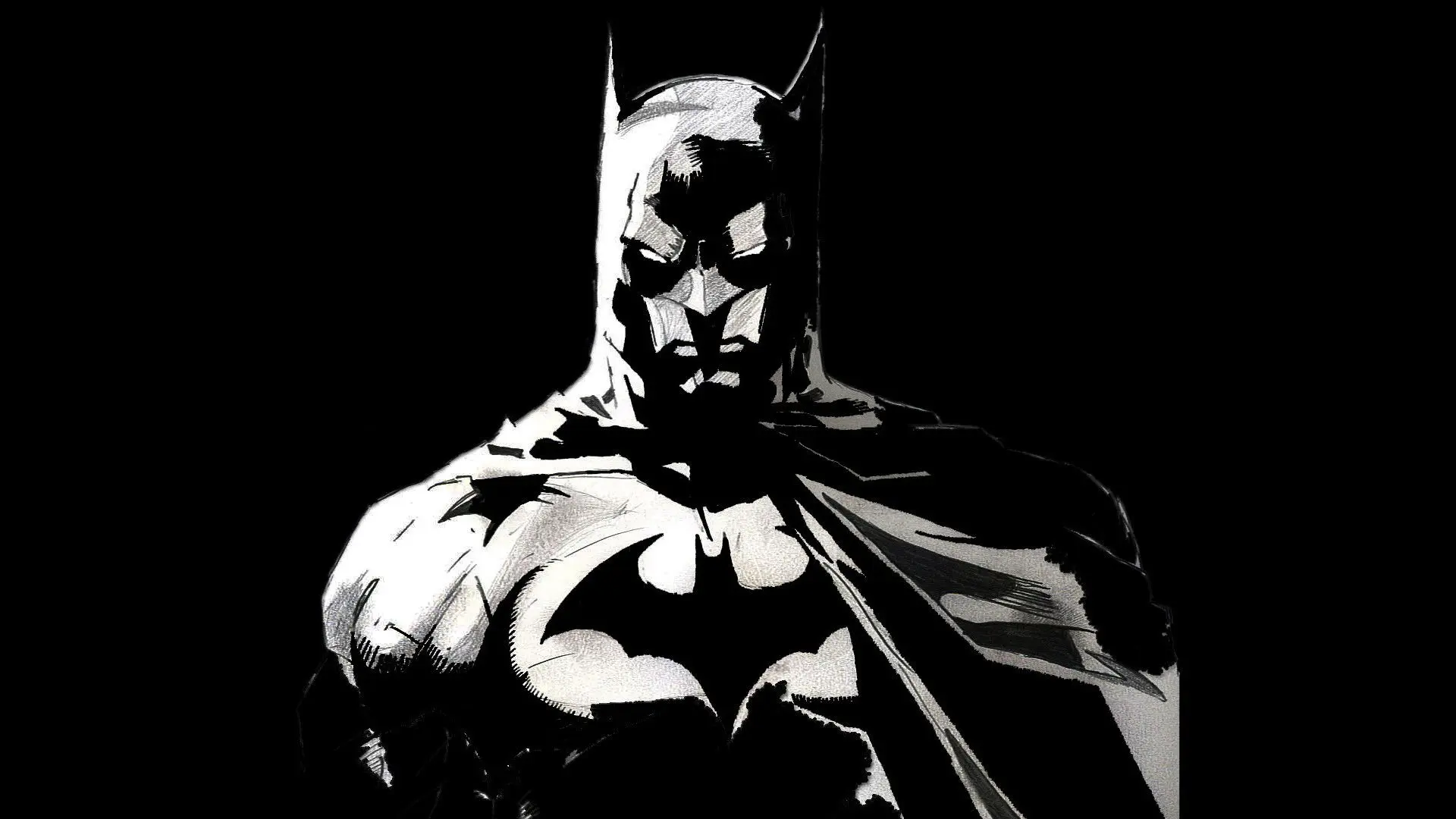 Batman: Black and White Motion Comics backdrop