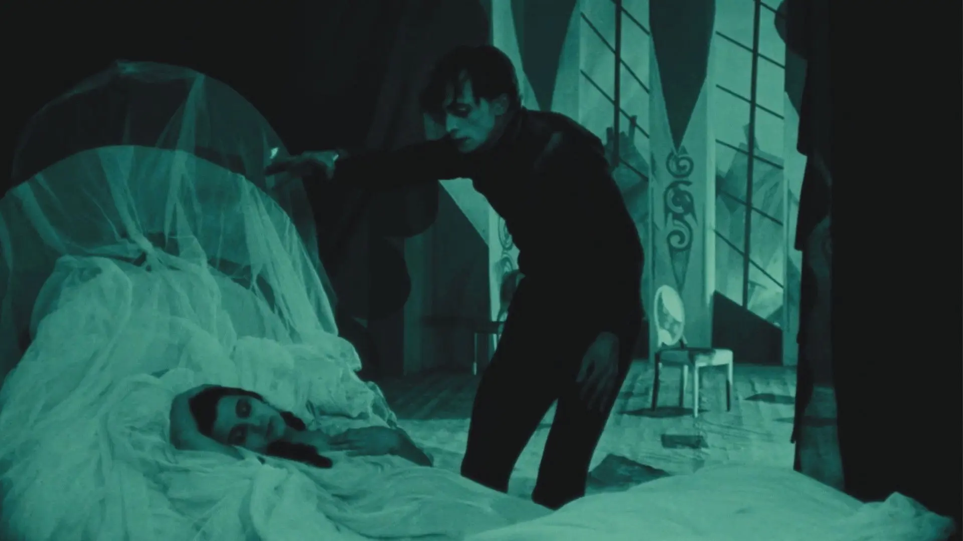 The Cabinet of Dr. Caligari backdrop