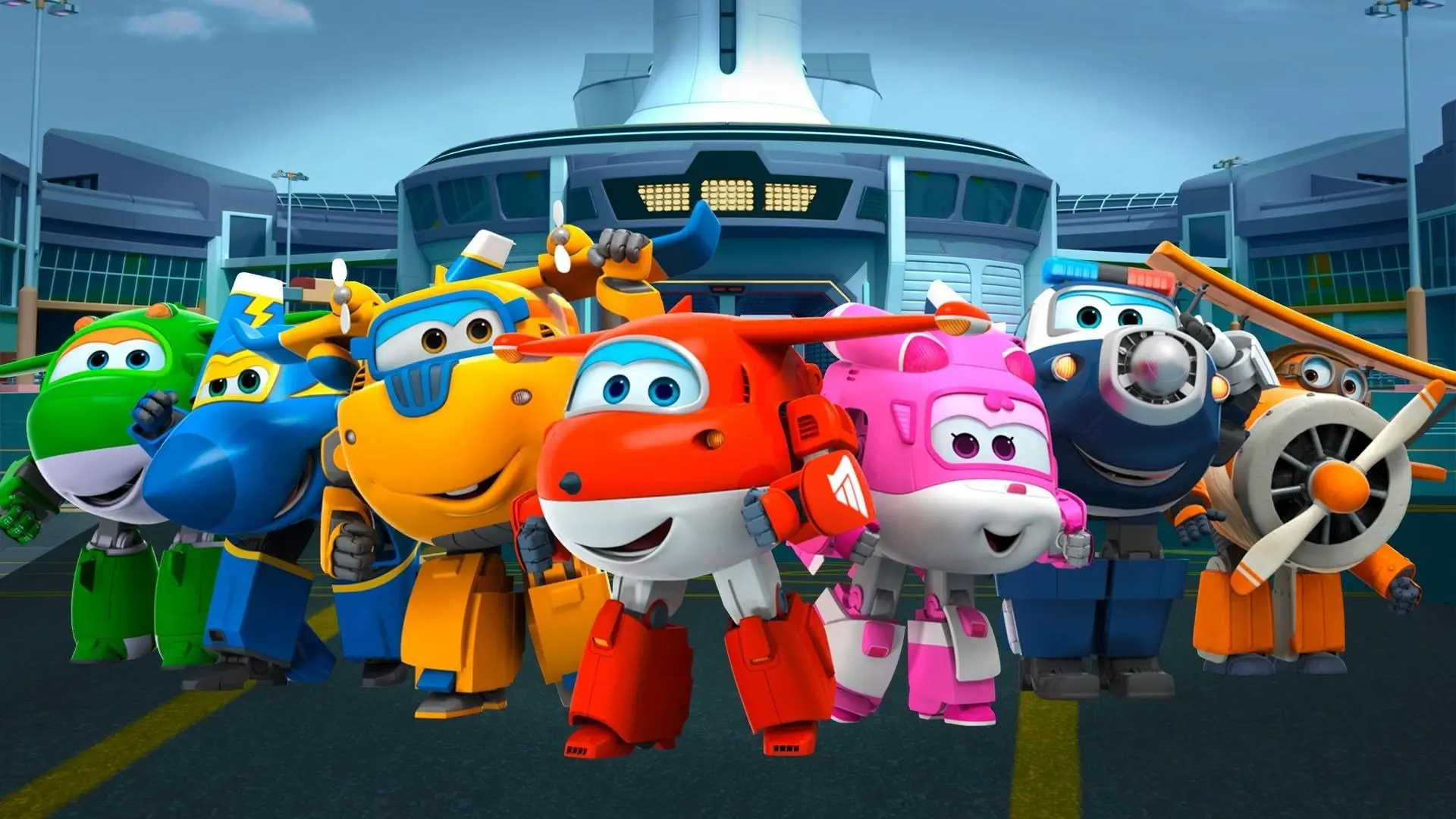 Super Wings backdrop